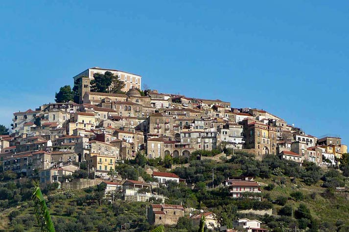 Der historische Teil des Ortes Castellabate