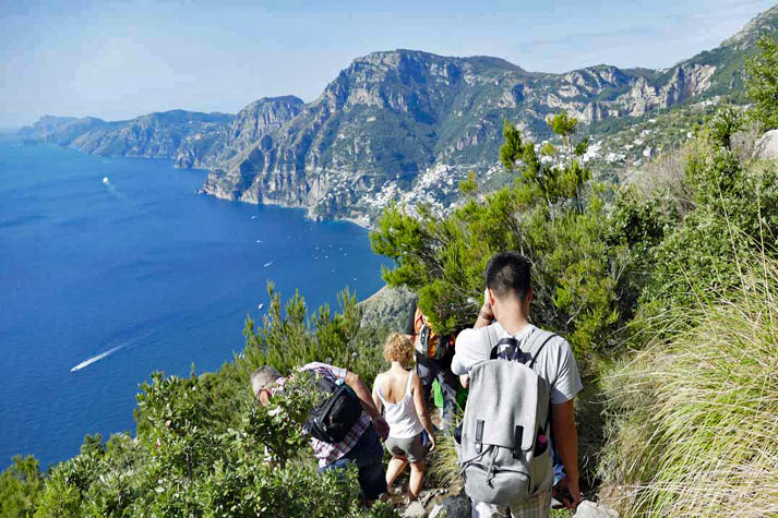 Wanderung an der Amalfi Küste, Teil des Programmangebots