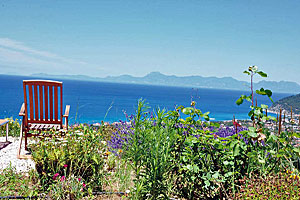 Ferienwohnung Casa Luce mit Meerblick an der Cilento Küste