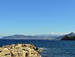 Blick von der Punta Licosa in die Bucht von Castellabate