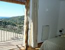 Panoramablick vom Balkon eines Doppelzimmer auf die Bucht von Ogliastro