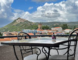 Ausblick vom Balkon auf Castellabate