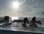 Jacuzzi mit Meerblick